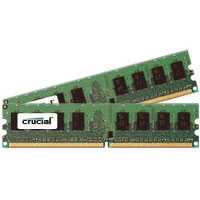 Crucial DDR2 PC2-5300 DIMM 4GB-kit (2GBx2) (CT2KIT25672AB667SP)
